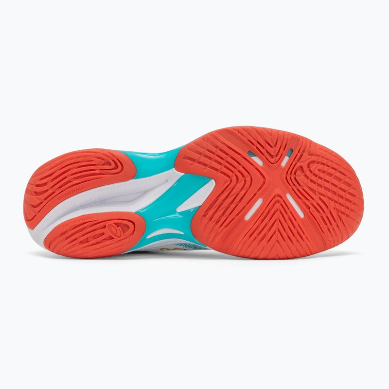 Dámske volejbalové topánky ASICS Netburner Ballistic FF 4 white/sea glass 4