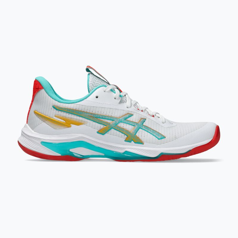 Dámske volejbalové topánky ASICS Netburner Ballistic FF 4 white/sea glass