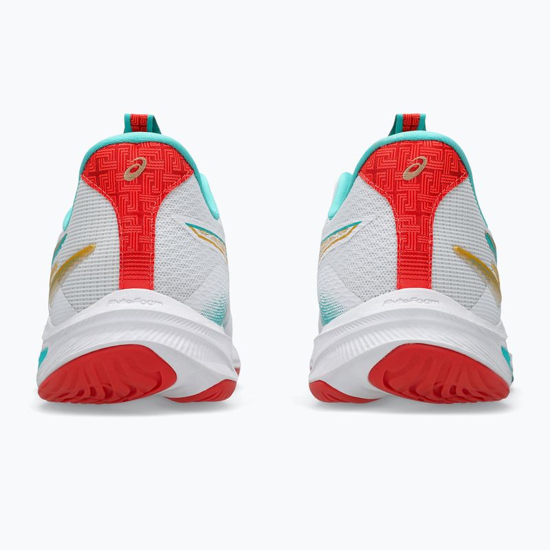 Dámske volejbalové topánky ASICS Netburner Ballistic FF 4 white/sea glass 5