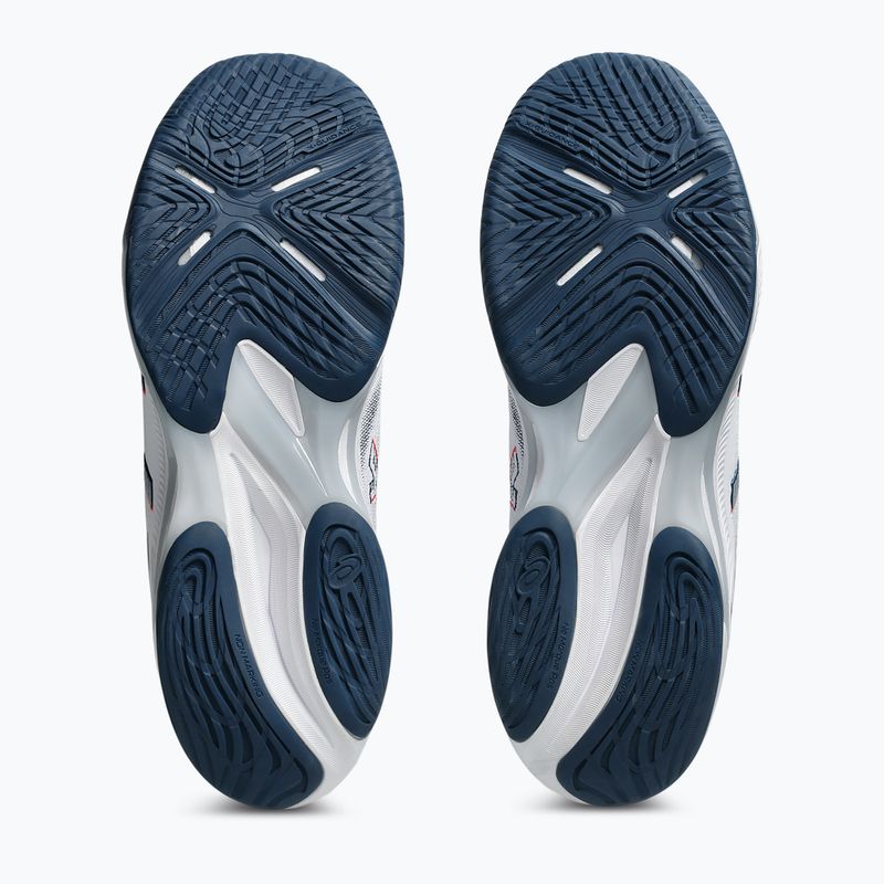 Pánske volejbalové topánky ASICS Netburner Ballistic FF 4 white/mako blue 3