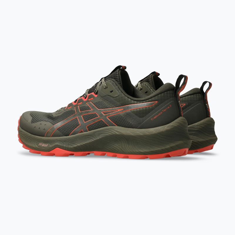 Pánske bežecké topánky ASICS Trabuco Terra 3 brown stone/spicy red 4