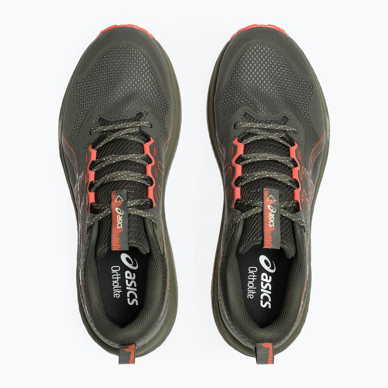 Pánske bežecké topánky ASICS Trabuco Terra 3 brown stone/spicy red 6