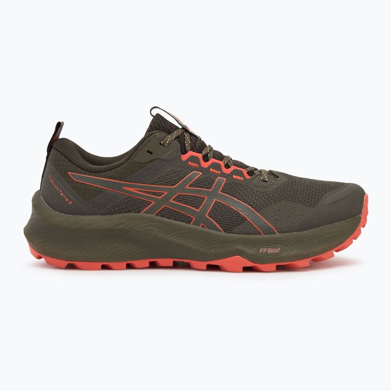 Pánske bežecké topánky ASICS Trabuco Terra 3 brown stone/spicy red 2