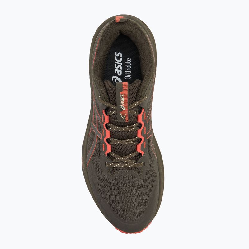 Pánske bežecké topánky ASICS Trabuco Terra 3 brown stone/spicy red 5