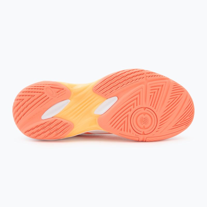Dámske volejbalové topánky ASICS Gel-Rocket 12 white/vivid coral 4