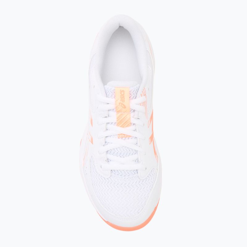 Dámske volejbalové topánky ASICS Gel-Rocket 12 white/vivid coral 5