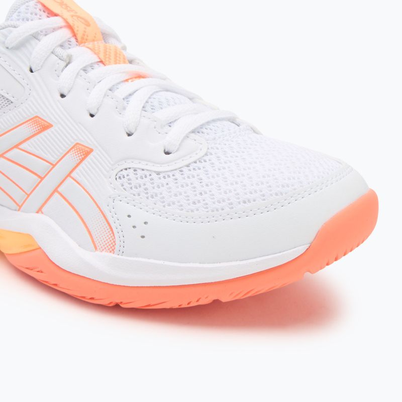 Dámske volejbalové topánky ASICS Gel-Rocket 12 white/vivid coral 7