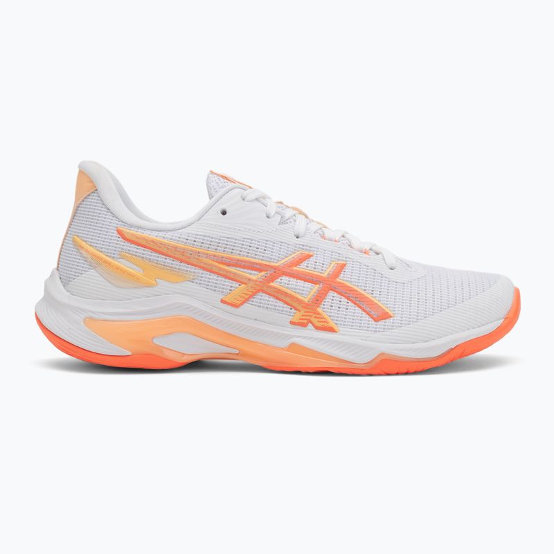 Dámske volejbalové topánky ASICS Netburner Ballistic FF 4 white/vivid coral 2