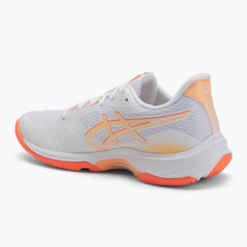 Dámske volejbalové topánky ASICS Netburner Ballistic FF 4 white/vivid coral 3