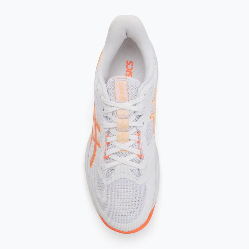 Dámske volejbalové topánky ASICS Netburner Ballistic FF 4 white/vivid coral 5