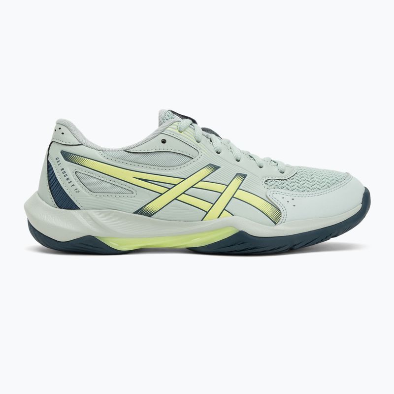 Pánske volejbalové topánky ASICS Gel-Rocket 12 lichen rock/tranquil teal 2