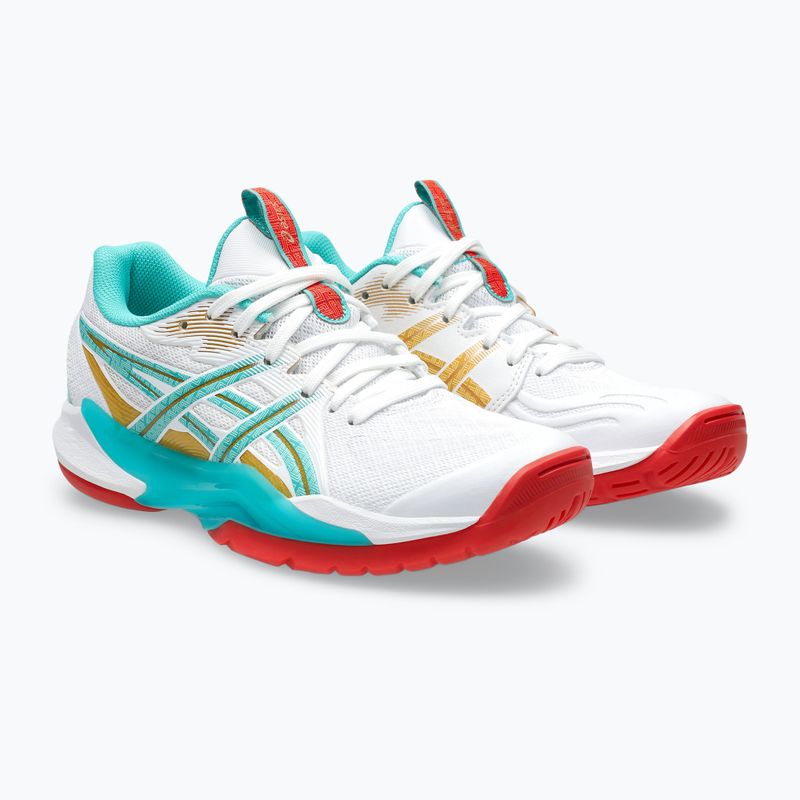 Dámske volejbalové topánky ASICS Powerbreak FF white/sea glass 10