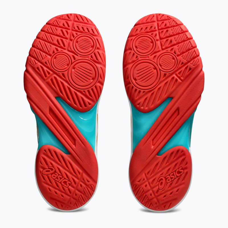 Dámske volejbalové topánky ASICS Powerbreak FF white/sea glass 13