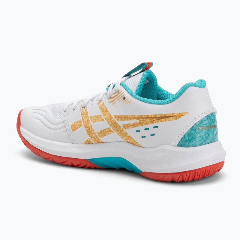 Dámske volejbalové topánky ASICS Powerbreak FF white/sea glass 3