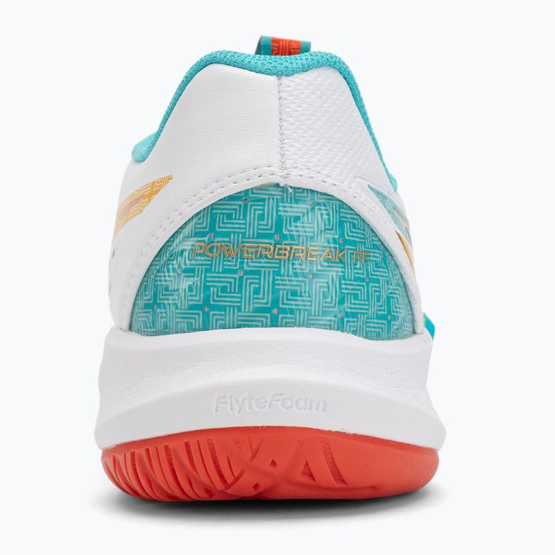 Dámske volejbalové topánky ASICS Powerbreak FF white/sea glass 6