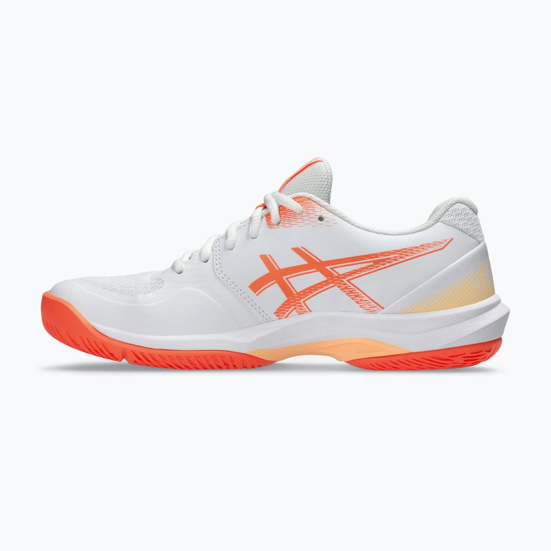 Dámske volejbalové topánky ASICS Court Hunter FF white/vivid coral 9