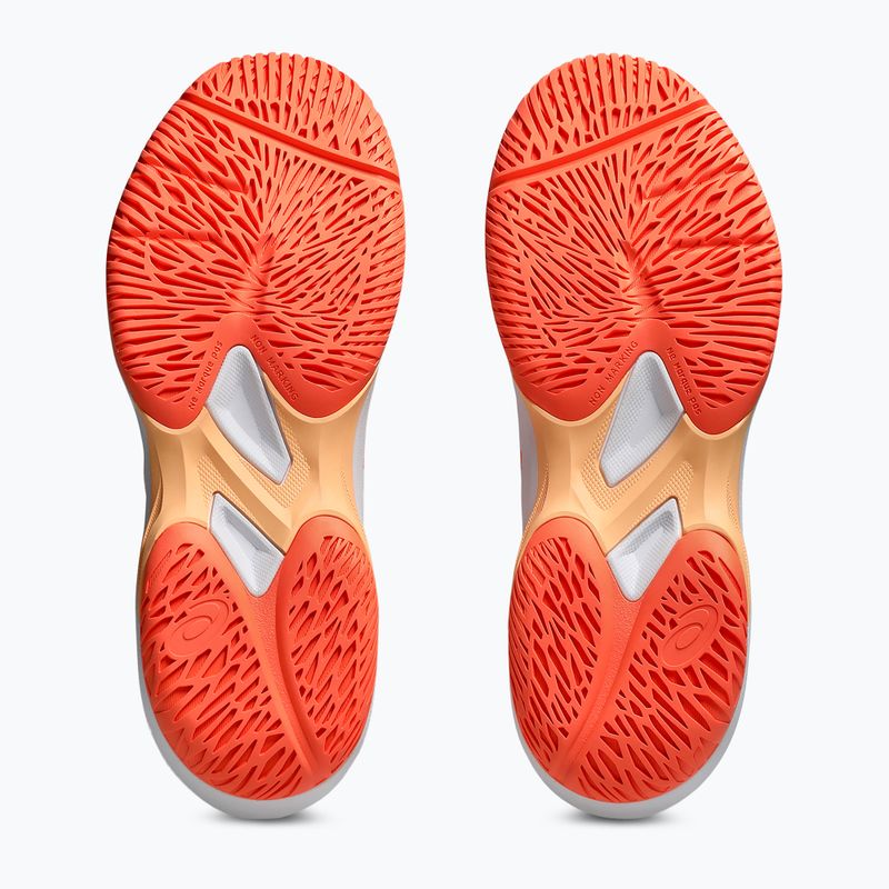 Dámske volejbalové topánky ASICS Court Hunter FF white/vivid coral 10