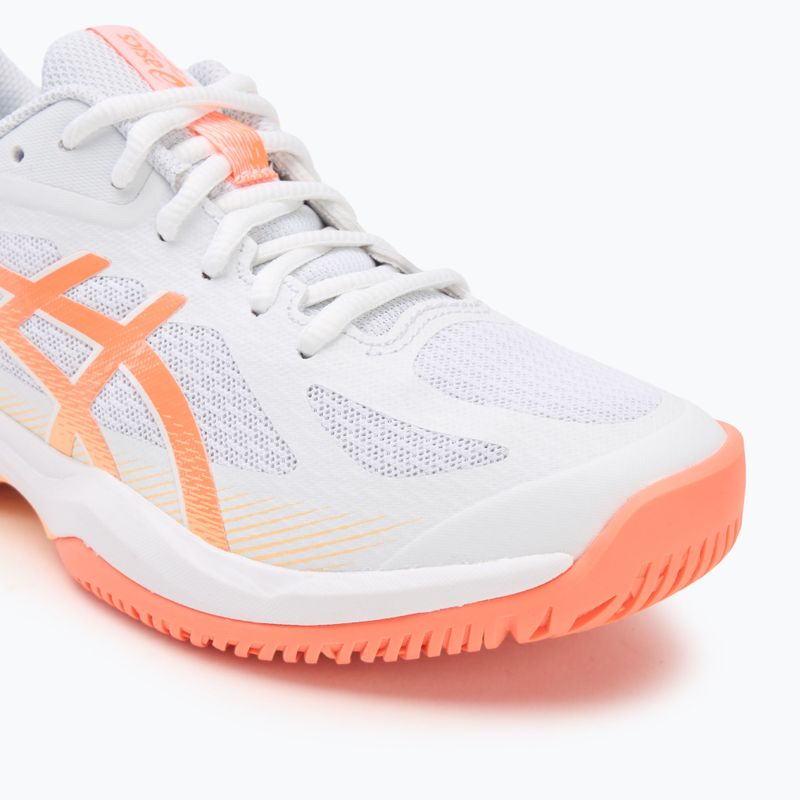 Dámske volejbalové topánky ASICS Court Hunter FF white/vivid coral 7