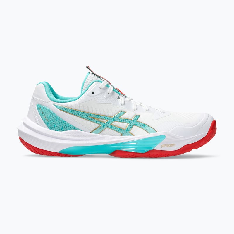 Dámske volejbalové topánky ASICS Sky Elite FF 3 white/sea glass 8