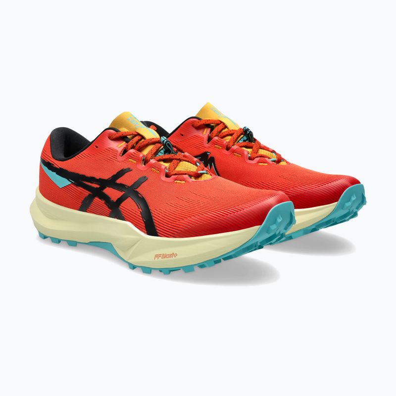 Pánske bežecké topánky ASICS Fuji Lite 6 red clay/black 10