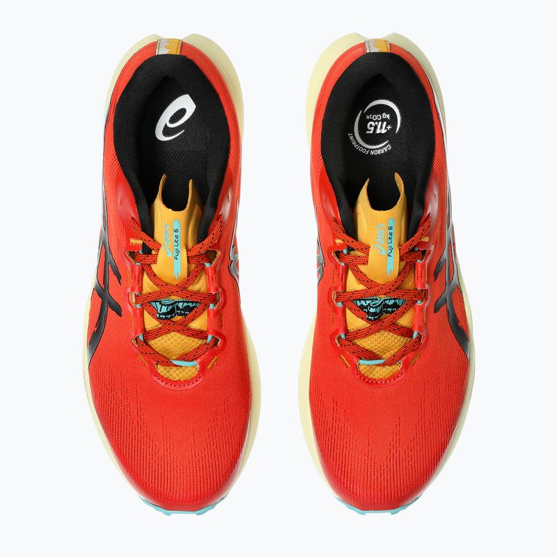 Pánske bežecké topánky ASICS Fuji Lite 6 red clay/black 14