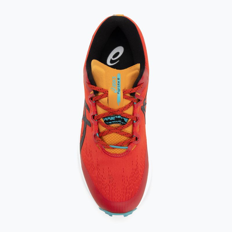Pánske bežecké topánky ASICS Fuji Lite 6 red clay/black 5