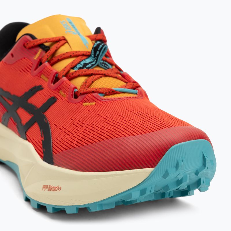 Pánske bežecké topánky ASICS Fuji Lite 6 red clay/black 7