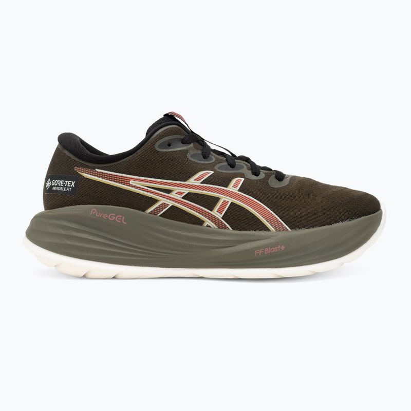 Dámske bežecké topánky ASICS Gel-Cumulus 27 GTX brown stone/dark pink clay 2