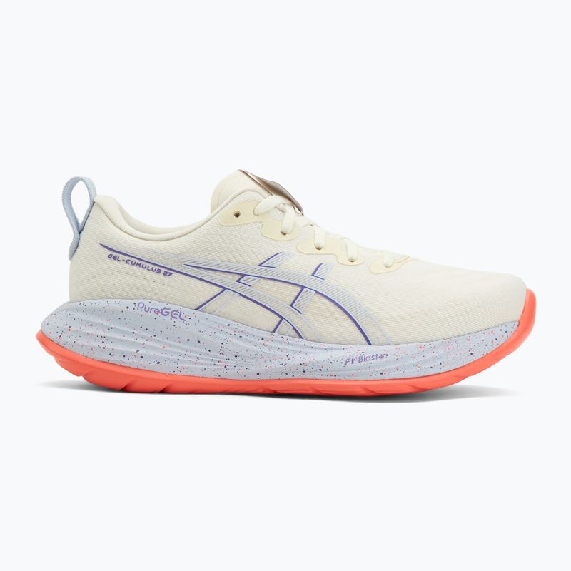 Dámske bežecké topánky ASICS Gel-Cumulus 27 Tokyo cream/edo purple 2