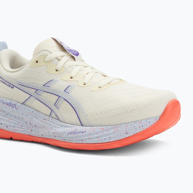 Dámske bežecké topánky ASICS Gel-Cumulus 27 Tokyo cream/edo purple 7