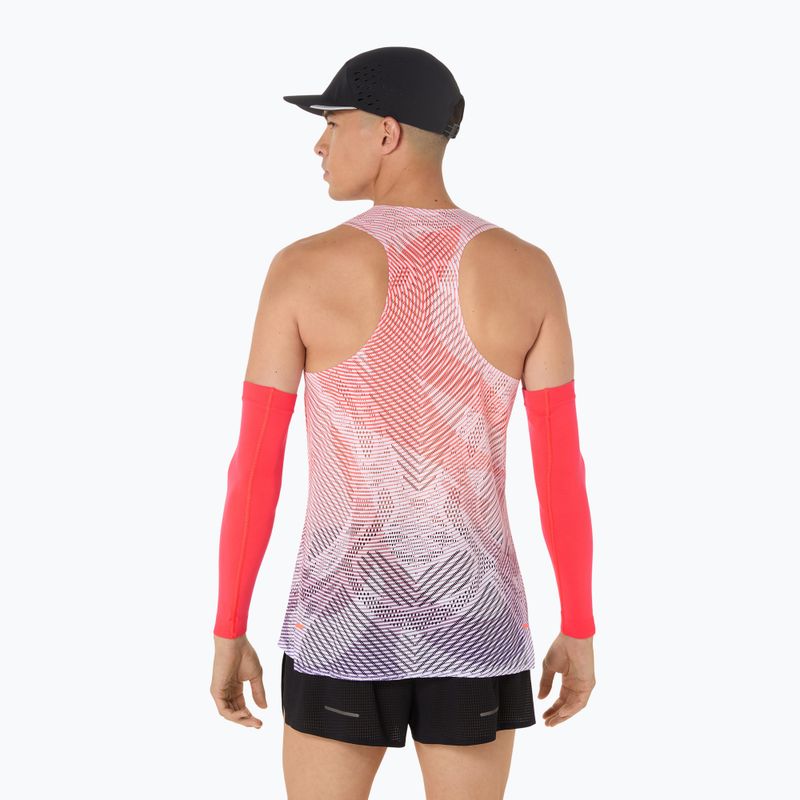 Pánske bežecké tričko ASICS Metaspeed Singlet flash red 3