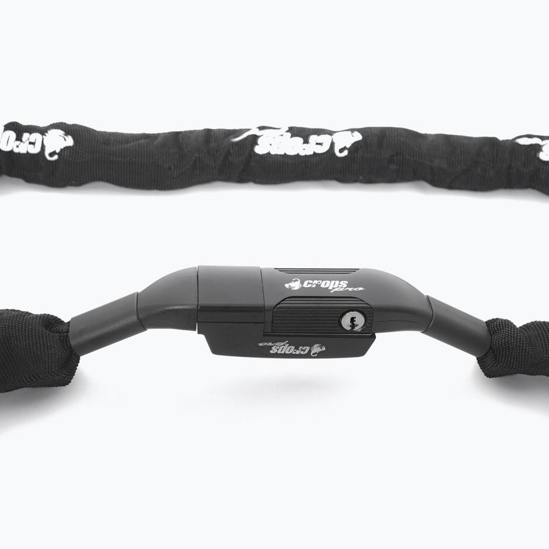 Zámok na bicykel Crops K4-88 čierny CP-K4-88-AL-01 2