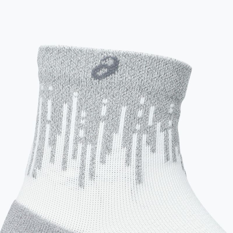 Ponožky ASICS Performance Run Quarter brilliant white/silver reflective 3