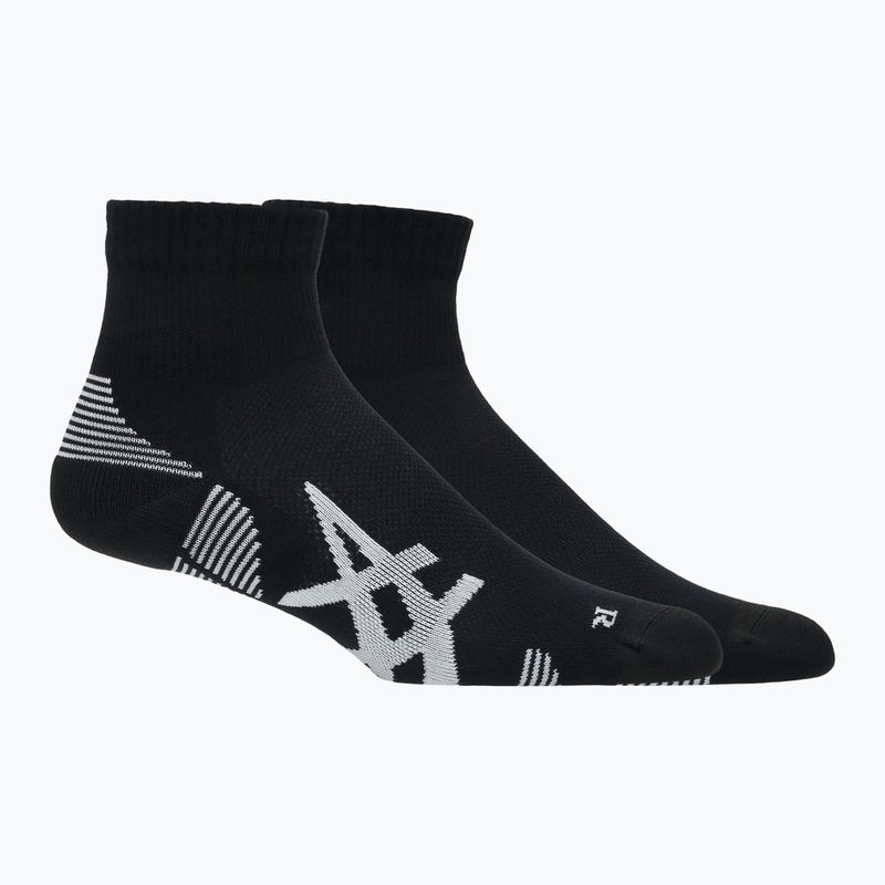 Ponožky ASICS Cushioned Quarter 2 páry performance black/performance black