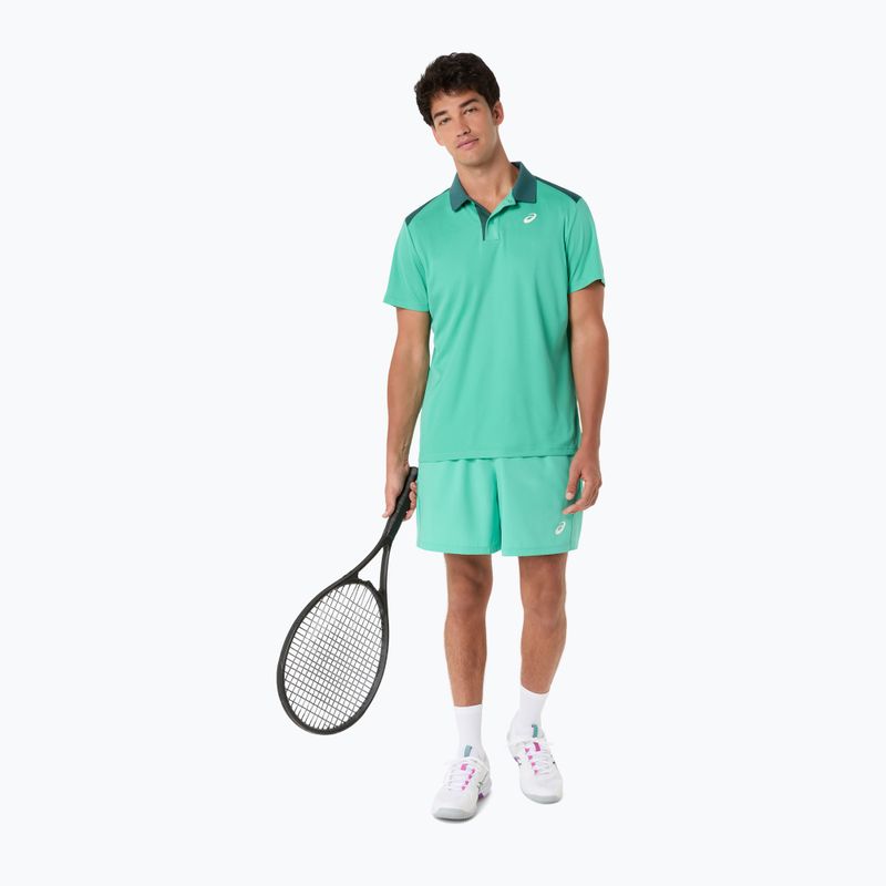 Pánske polo tričko ASICS Court Polo aurora green 2