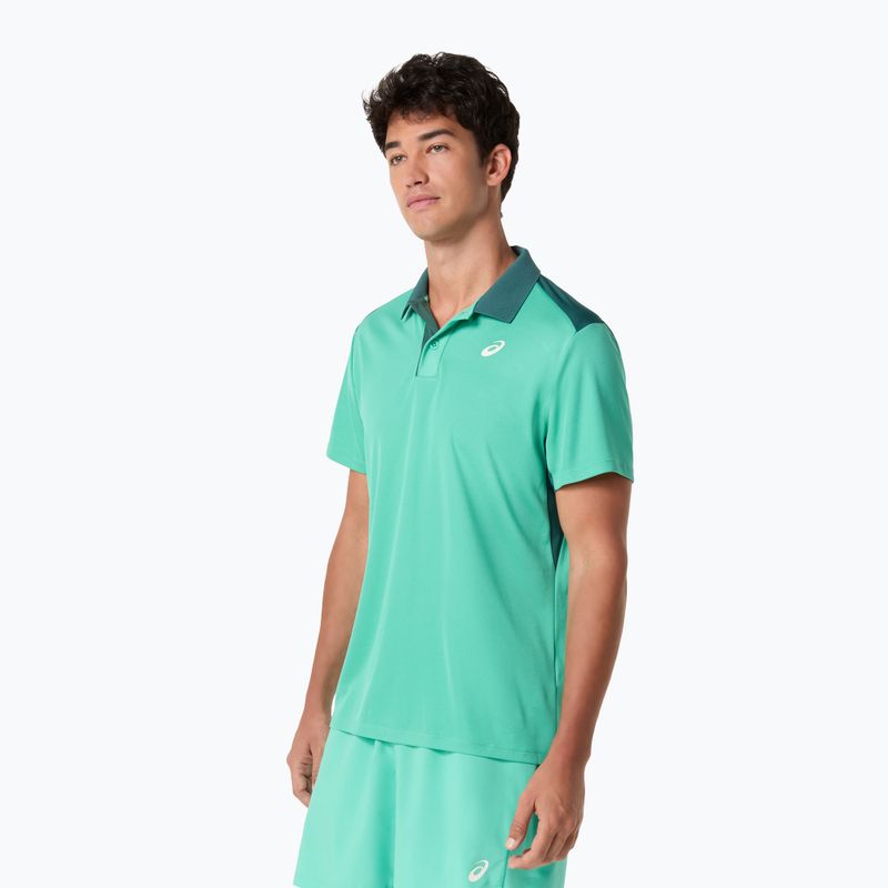 Pánske polo tričko ASICS Court Polo aurora green 4