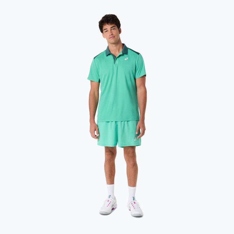 Pánske polo tričko ASICS Court Polo aurora green 5