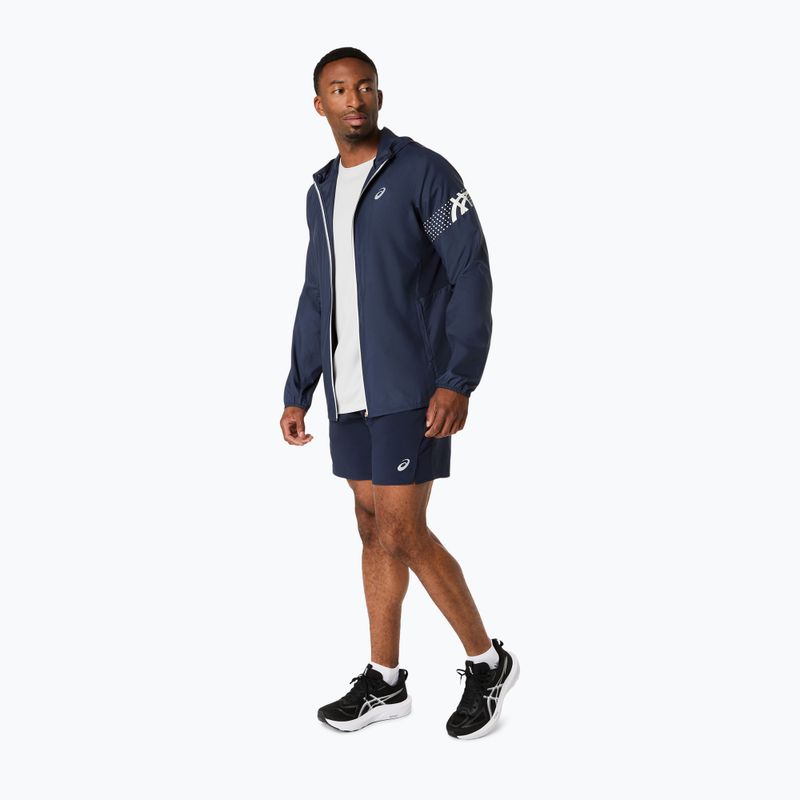 Pánska bežecká bunda ASICS Icon midnight/cream 5