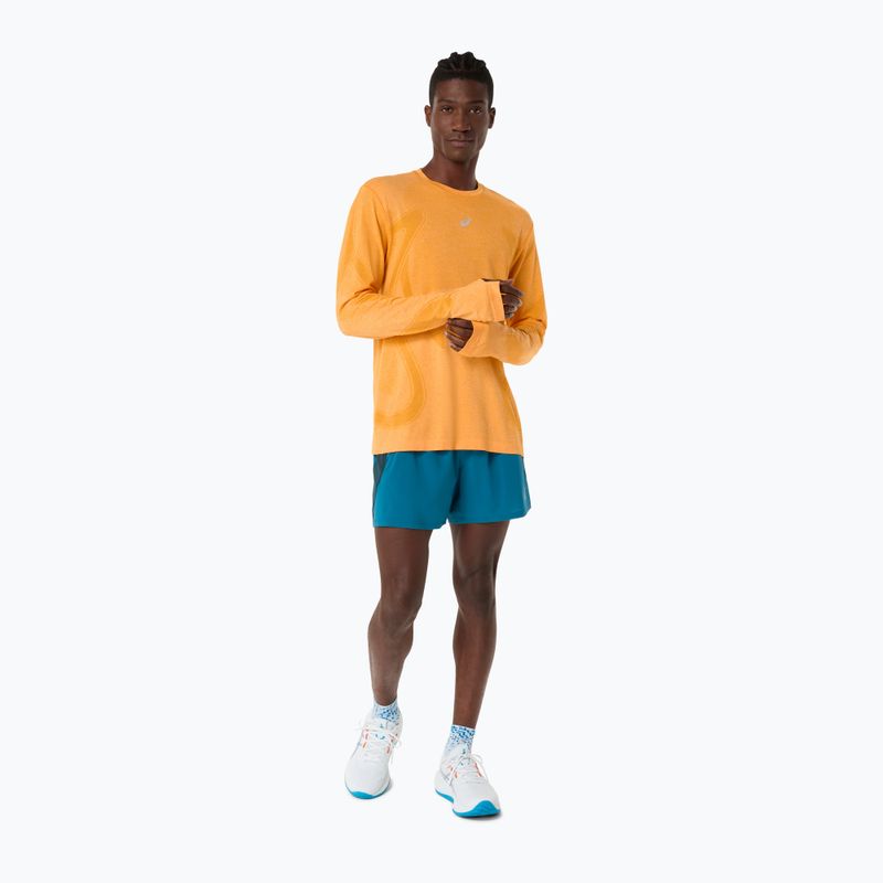 Pánske bežecké tričko longsleeve ASICS Road Seamless LS yamabuki 2