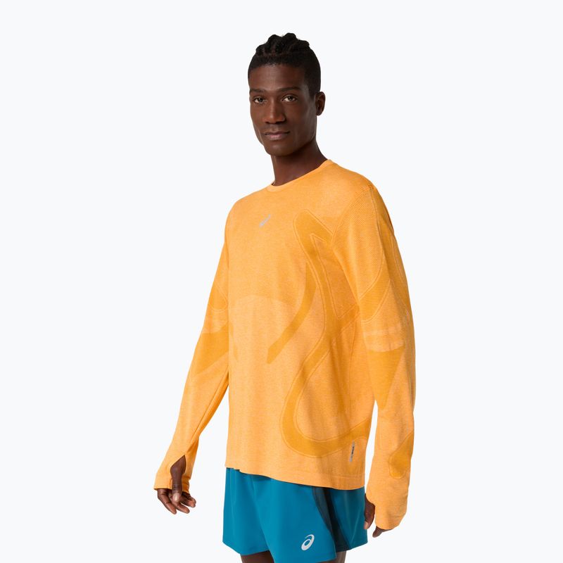 Pánske bežecké tričko longsleeve ASICS Road Seamless LS yamabuki 4