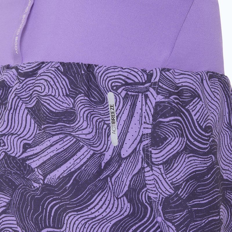 Dámske bežecké šortky ASICS Road All Over Print amethyst 8