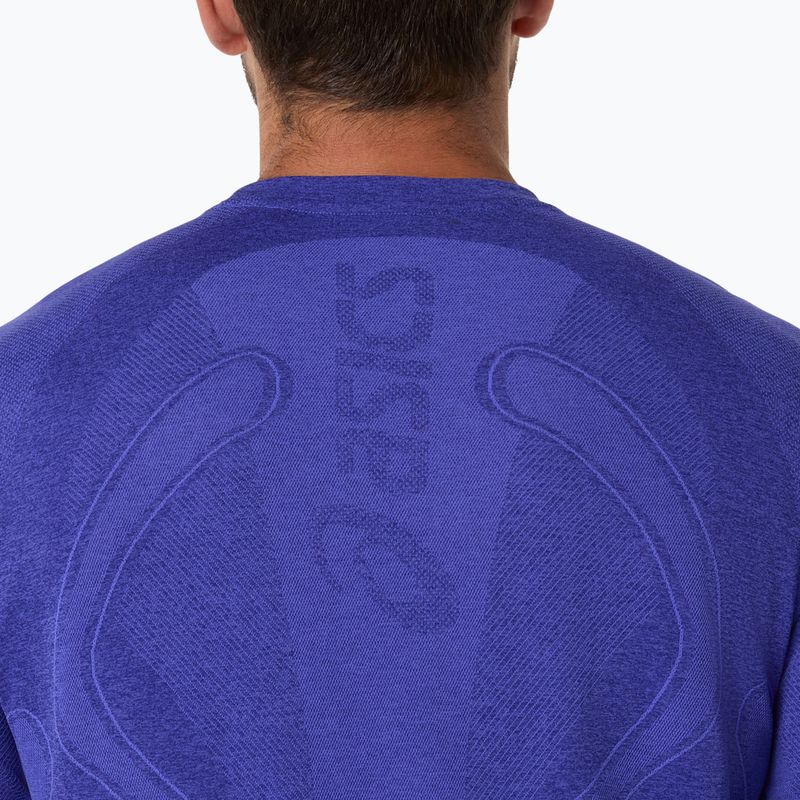 Pánske bežecké tričko longsleeve ASICS Road Seamless LS cobalt burst/eggplant 6