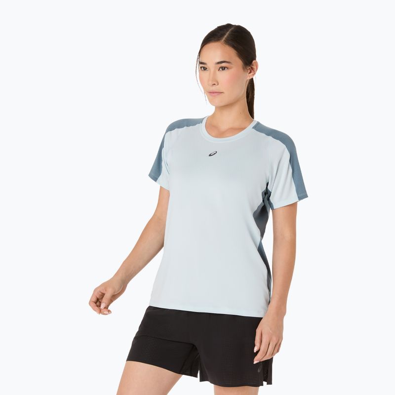 Dámske bežecké tričko ASICS Fujitrail Elite Top cool grey/ironclad 4