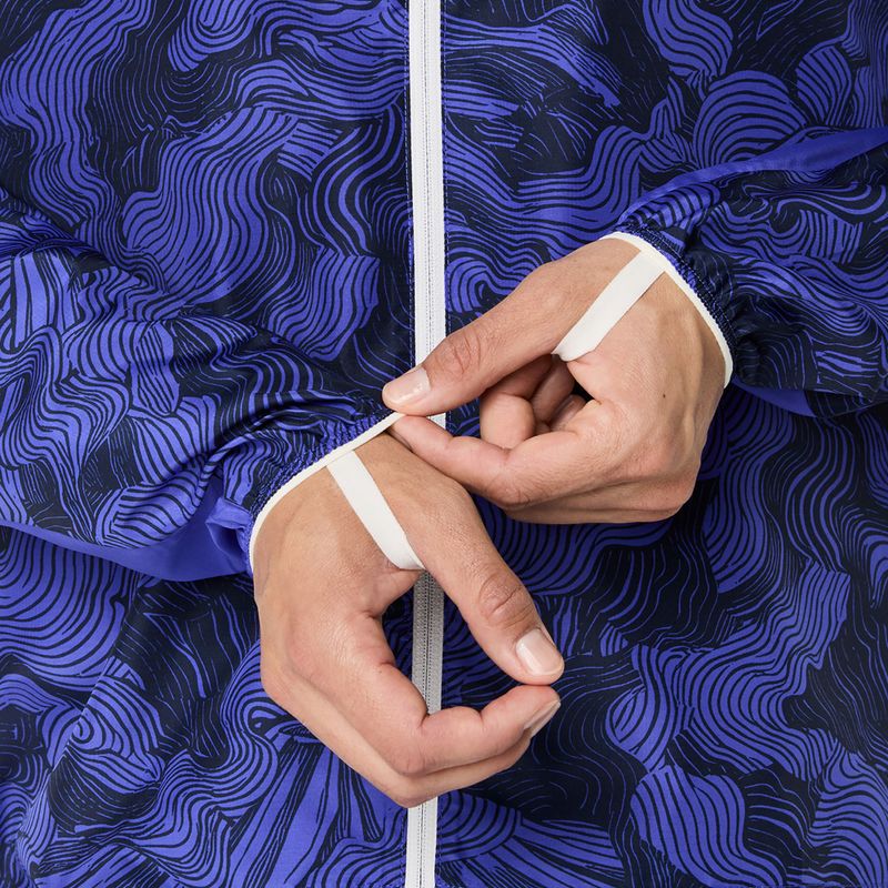 Dámska bežecká bunda ASICS Fujitrail Packable cobalt burst/indigo blue/cream 10