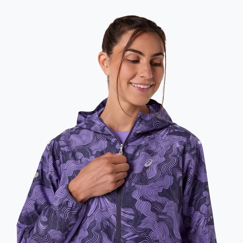 Dámska bežecká bunda ASICS Fujitrail Packable amethyst 5