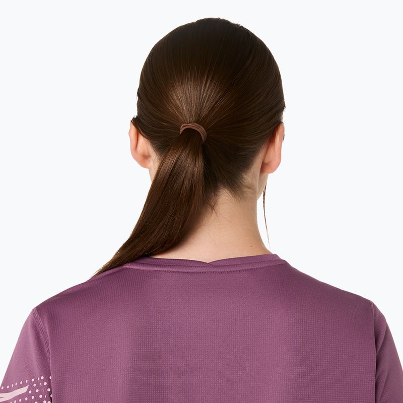 Dámske bežecké tričko ASICS Icon SS velvet purple 6