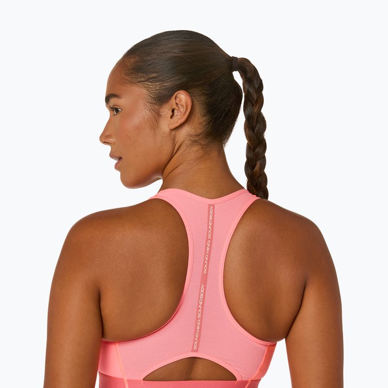 Fitness podprsenka ASICS Road Compression sun coral 6