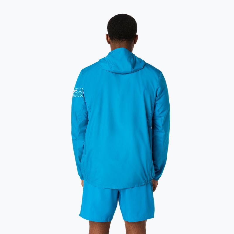 Pánska bežecká bunda ASICS Icon Aegean Blue/Cream 3