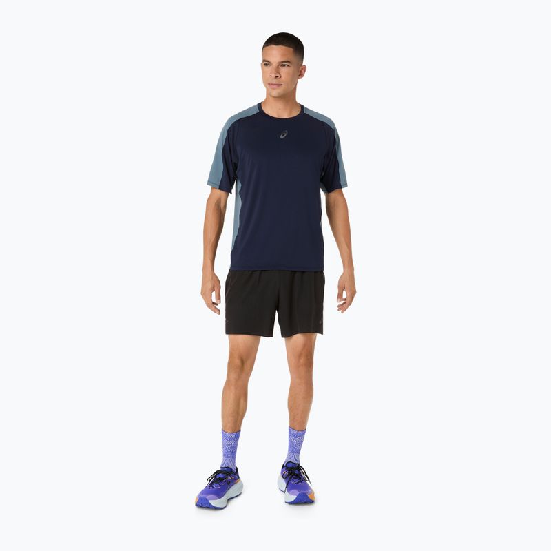 Pánske bežecké tričko ASICS Fujitrail Elite SS Top midnight/ironclad 2