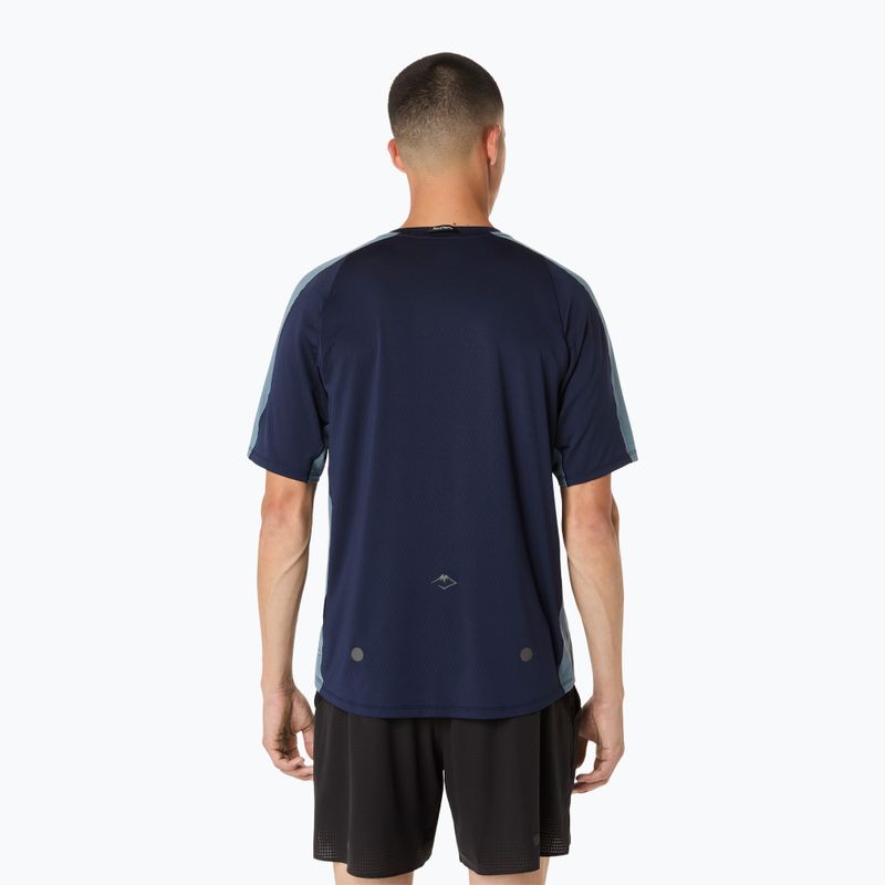 Pánske bežecké tričko ASICS Fujitrail Elite SS Top midnight/ironclad 3